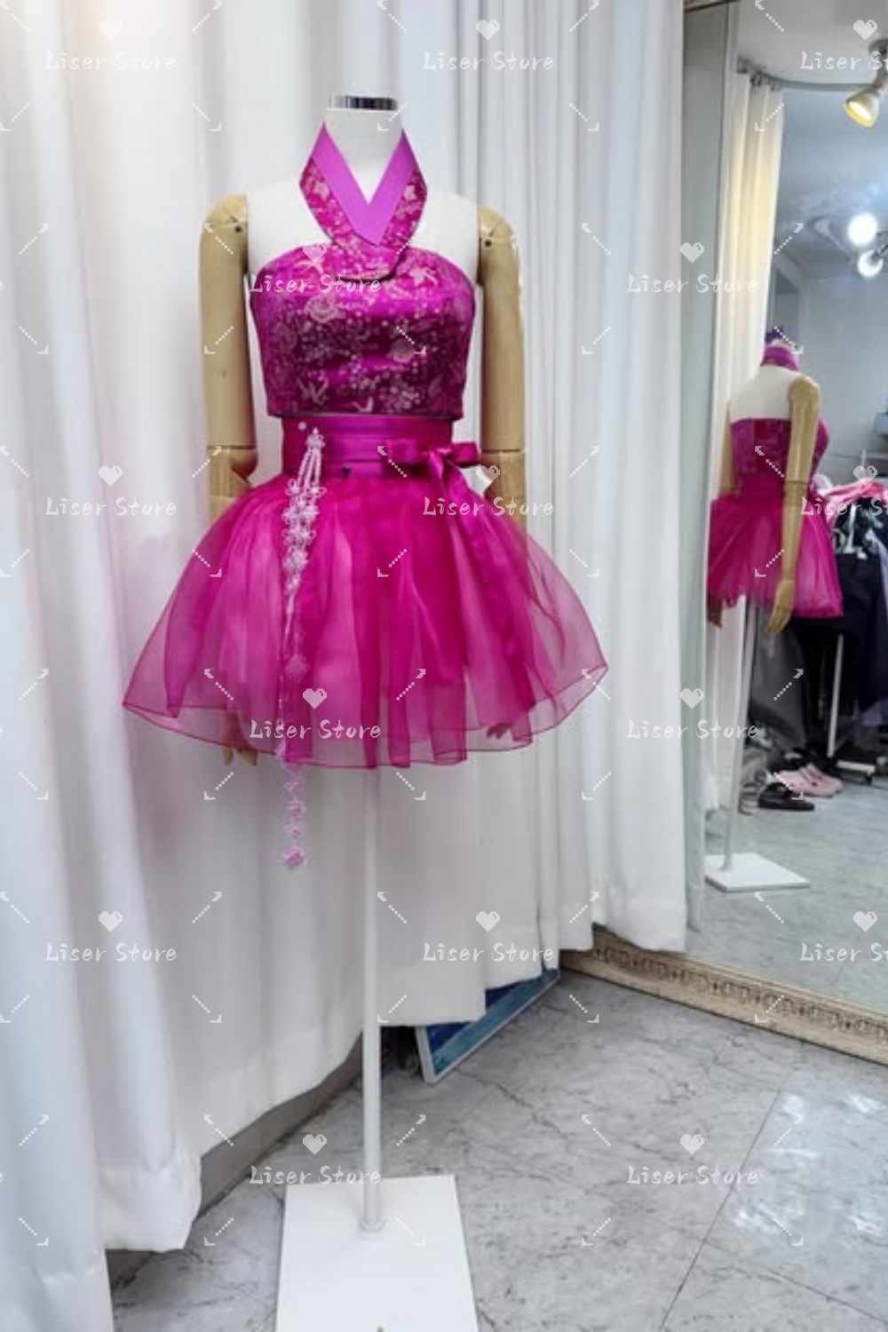 Vestido Hanbok Curto Moderno L - Modern Korean Lifestyle avaliação e preço